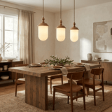 Celine Moon Glass Pendant Light, detail view 3