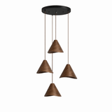 Cora Veil Wood Pendant Light, detail view 8
