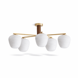 Eden Echo Glass Ceiling Light, detail view 6