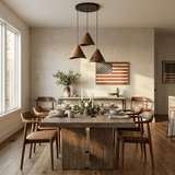 Cora Veil Wood Pendant Light, detail view 6