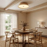 Nella Hearth Wood Ceiling Light, detail view 2