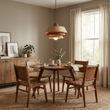 Nora Wave Wood Pendant Light, detail view 4