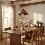 Nora Wave Wood Pendant Light, detail view 5
