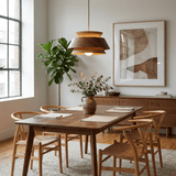 Nora Wave Wood Pendant Light, detail view 2