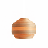 Sable Noir Wood Pendant Light, detail view 7