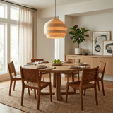 Sable Noir Wood Pendant Light, detail view 4