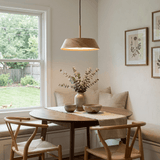 Vela Wave Wood Pendant Light, detail view 2