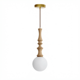 Sora Harbor Wood Pendant Light, detail view 6