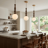 Sora Harbor Wood Pendant Light, detail view 3