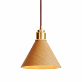 Tarin Iris Wood Pendant Light, detail view 6