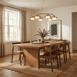Tarin Moss Wood Chandelier, detail view 3