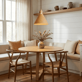 Tarin Iris Wood Pendant Light, detail view 5