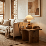 Calia Arc Wood Table Lamp, detail view 3