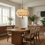 Lucen Prism Linen Pendant Light, detail view 11