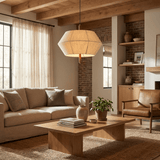 Lucen Prism Linen Pendant Light, detail view 4