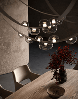 Aven Bloom Leather Chandelier, detail view 5