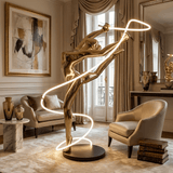 Mira Noir Floor Lamp, detail view 7