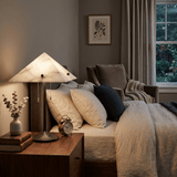 Talia Cloud Alabaster Table Lamp, detail view 3