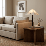 Talia Cloud Alabaster Table Lamp, detail view 5