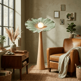 Nella Cedar Acrylic Floor Lamp, detail view 3