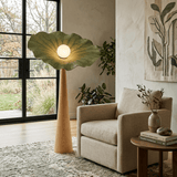 Nella Cedar Acrylic Floor Lamp, detail view 2