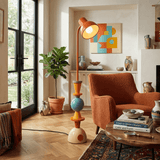 Vale Dune Metal Floor Lamp, detail view 2