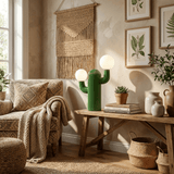 Vesper Cedar Glass Table Lamp, detail view 16