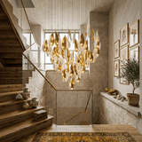 Alina Vista Glass Chandelier, detail view 3