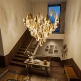 Alina Vista Glass Chandelier, detail view 5
