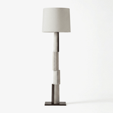 Vale Mist Fabric Floor Lamp by Maison Velume