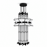 Aven Dune Acrylic Chandelier, detail view 7
