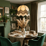 Rora Moss Fabric Pendant Light, detail view 4