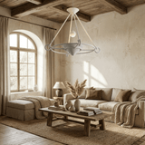 Briar Drift Plaster Chandelier, detail view 5