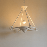 Briar Drift Plaster Chandelier, detail view 10