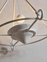 Briar Drift Plaster Chandelier, detail view 11