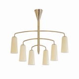 Yara Wisp Glass Chandelier, detail view 10