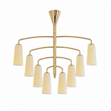 Yara Wisp Glass Chandelier, detail view 13