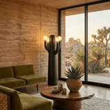 Arden Winter Glass Floor Lamp, detail view 5