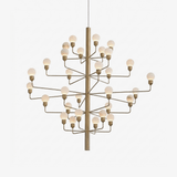 Pella Moon Alabaster Chandelier by Maison Velume