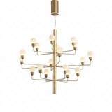 Pella Moon Alabaster Chandelier, detail view 5