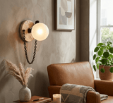 Alden Reed Marble Wall Light, detail view 4