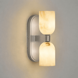 Maren Frost Alabaster Wall Light, detail view 4