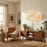 Mira Cloud Ceramic Wall Light, detail view 2