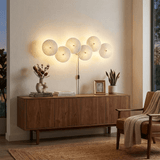Mira Cloud Ceramic Wall Light, detail view 3
