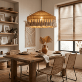 Alden Orbit Wood Pendant Light, detail view 4