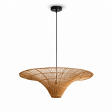 Talia Mist Rattan Pendant Light, detail view 15