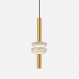 Oriel Terra Alabaster Pendant Light by Maison Velume