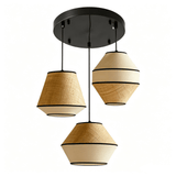 Amara Dawn Fabric Pendant Light, detail view 15