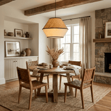 Amara Dawn Fabric Pendant Light, detail view 5