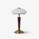 Talia Moss Glass Table Lamp